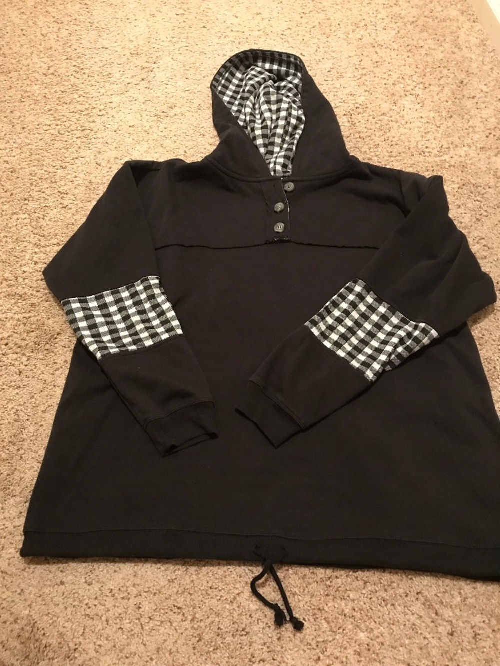 Cute Gingham hoodie